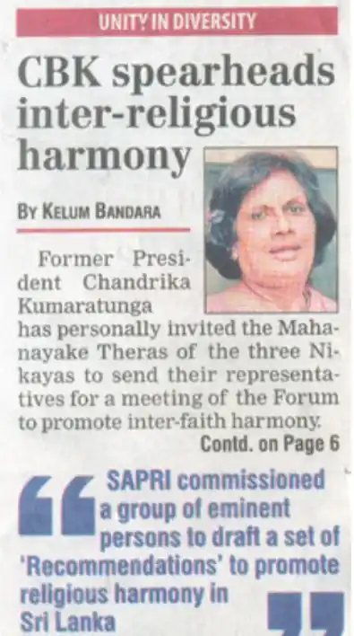 CBK Spearheads Inter-Religious Harmony