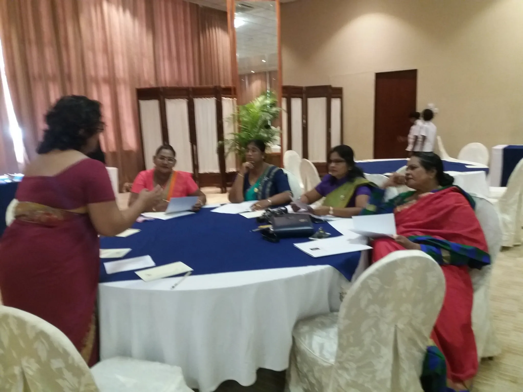 Training activity in progress
