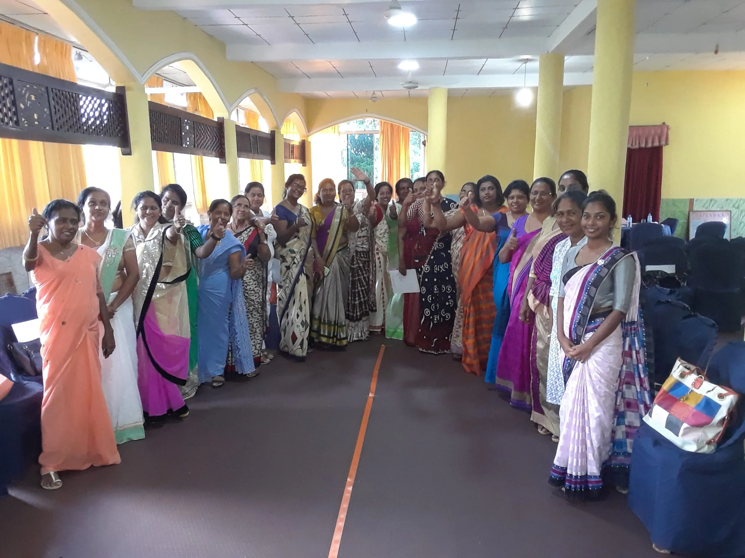 Group photo with participants