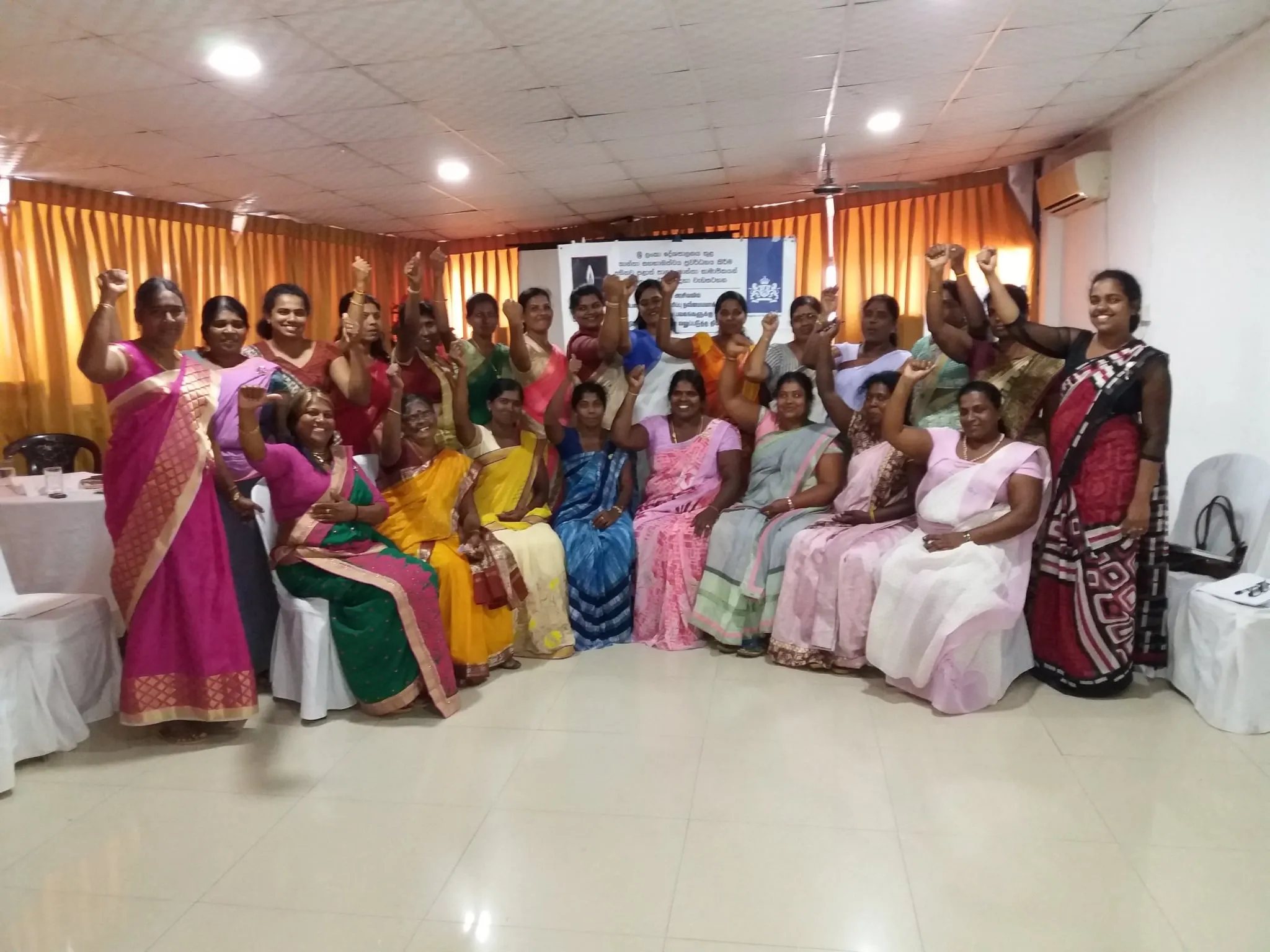 Women councillors during training